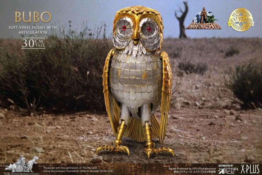 Star Ace Toys Clash of the Titans Gigantic Soft Vinyl Statue Ray Harryhausens Bubo Deluxe Ver. 30 cm by LAB7 Malta, Europe