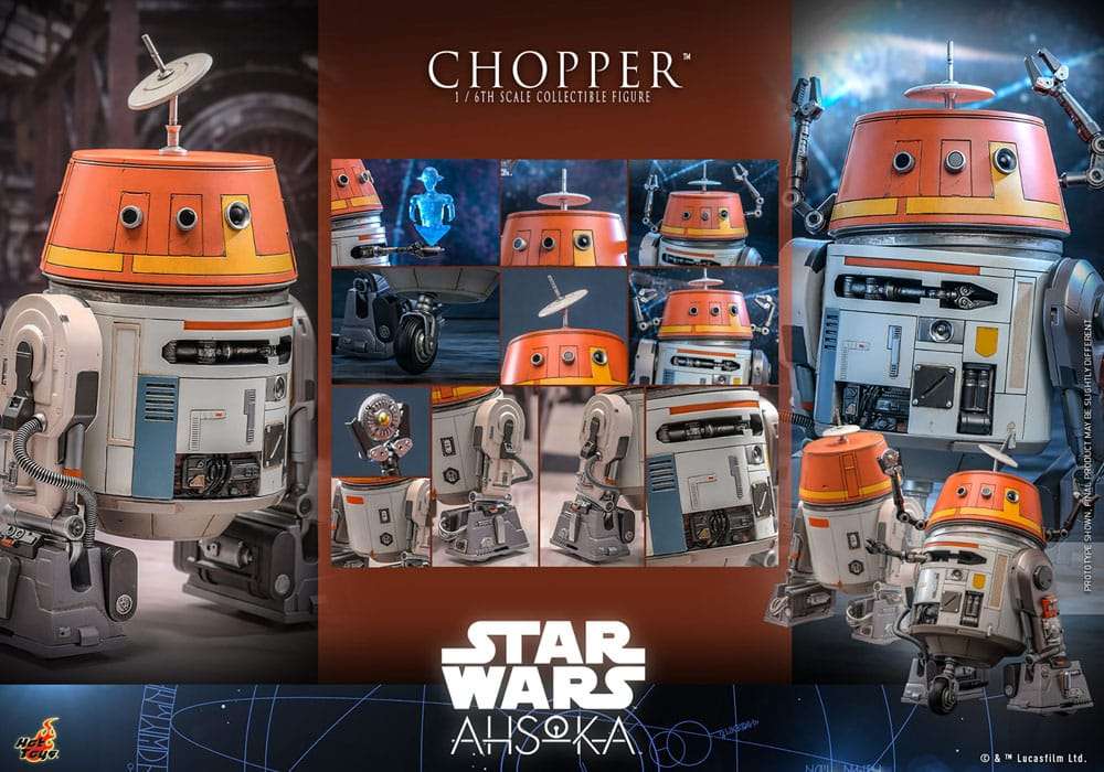 Hot Toys - Star Wars: Ahsoka Action Figure 1/6 Chopper 18 cm