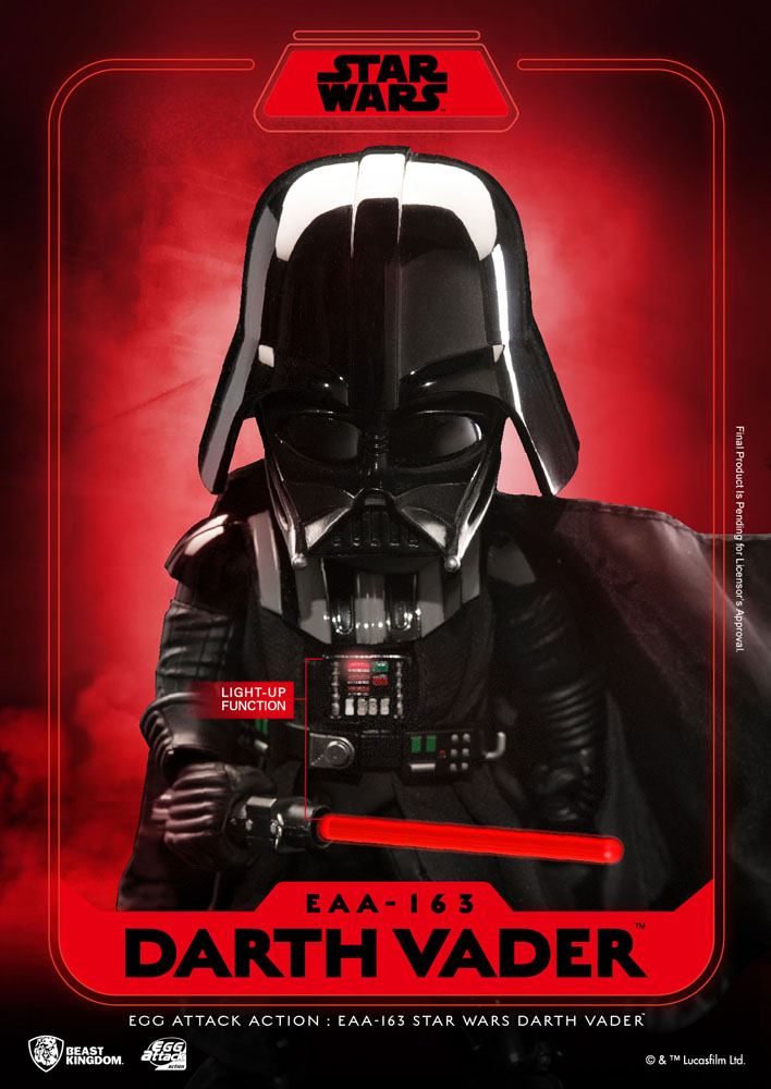 Star Wars Egg Attack Action Figure Darth Vader 16 cm by LAB7 Malta, Europe