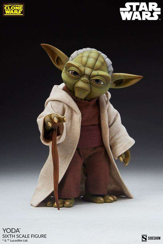 Star Wars The Clone Wars Action Figure 1/6 Yoda 14 cm by LAB7 Malta, Europe