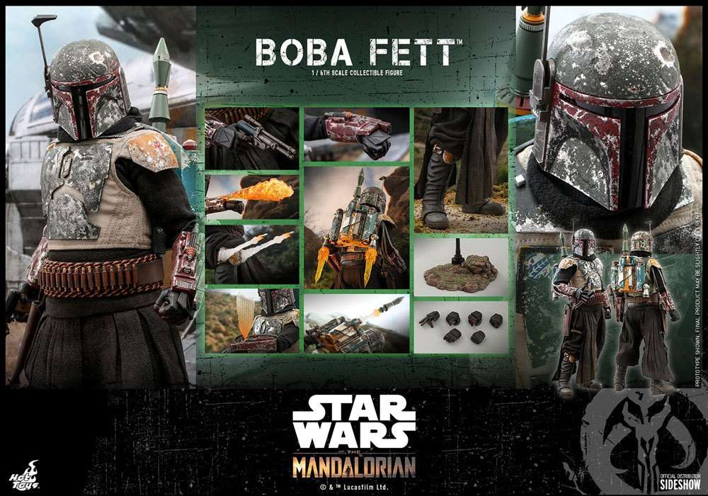 Star Wars The Mandalorian Action Figure 1/6 Boba Fett 30 cm by LAB7 Malta, Europe