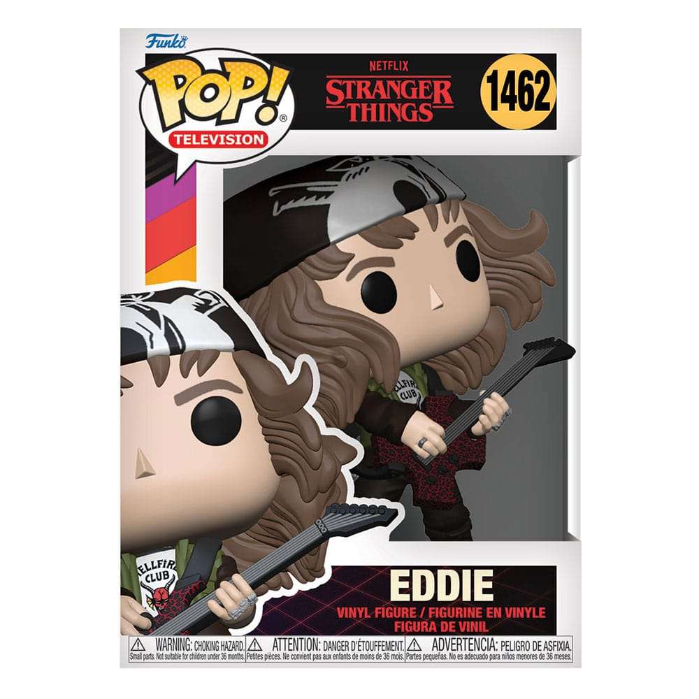 Funko - Stranger Things POP! TV Vinyl Figure Hunter Eddie with Guitar