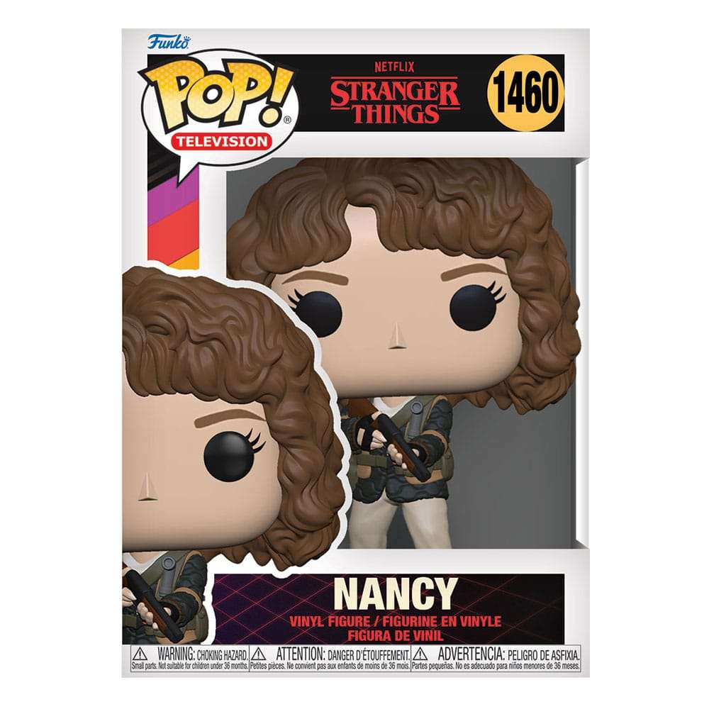 Stranger Things POP! TV Vinyl Figure Hunter Nancy with Shotgun by LAB7 Malta, Europe