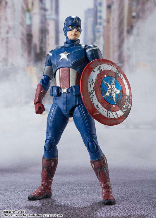 Tamashii Nations Avengers S.H. Figuarts Action Figure Captain America (Avengers Assemble Edition) 15 cm by LAB7 Malta, Europe