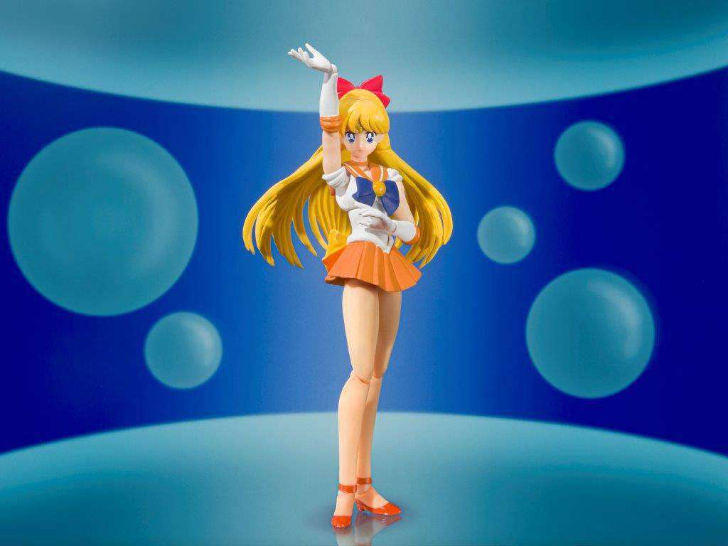 Tamashii Nations Sailor Moon S.H. Figuarts Action Figure Sailor Venus Animation Color Edition 14 cm by LAB7 Malta, Europe