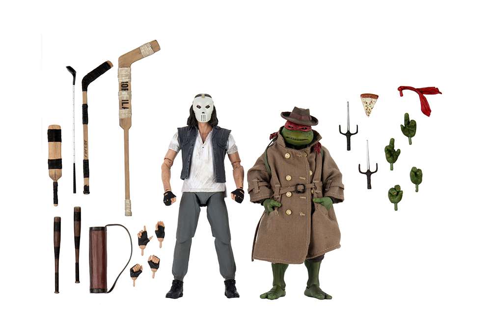 NECA - Teenage Mutant Ninja Turtles Casey Jones & Raphael 2 Pack