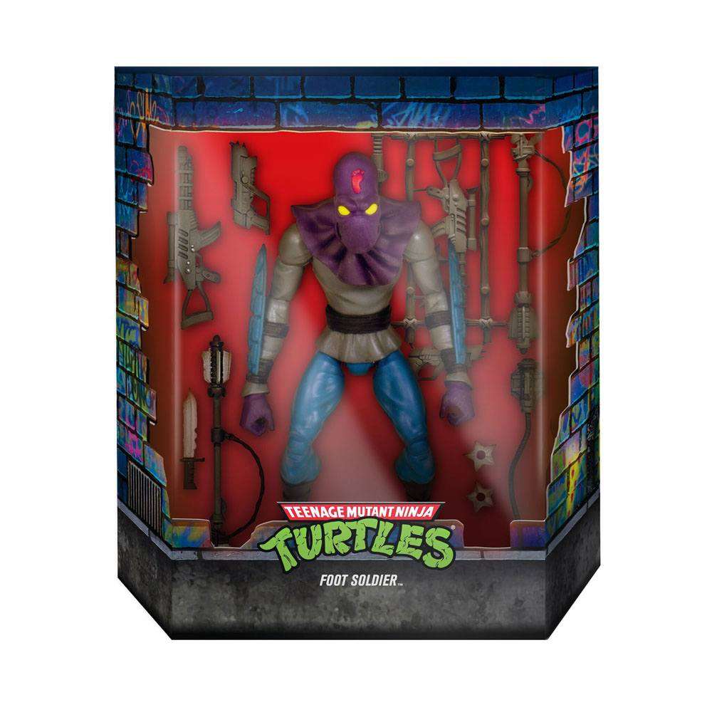 Teenage Mutant Ninja Turtles Ultimates Action Figure Foot Soldier Version 2 18 cm by LAB7 Malta, Europe