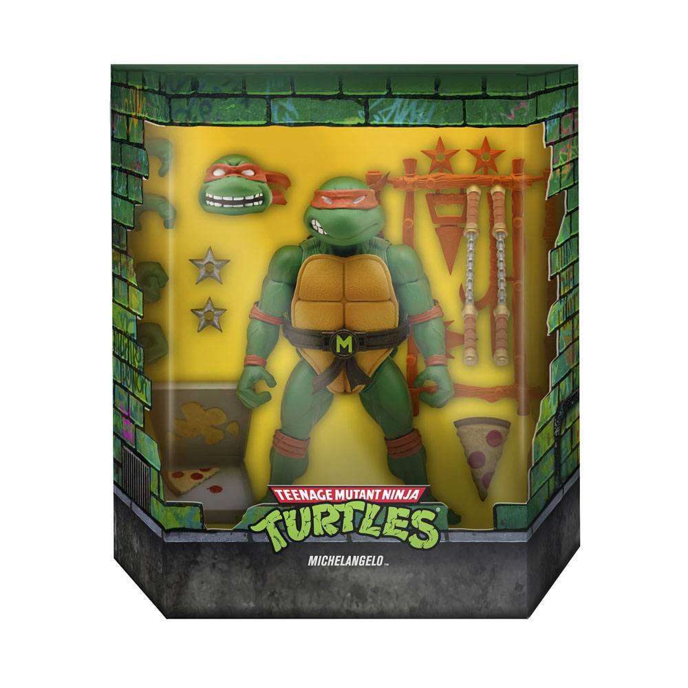 Teenage Mutant Ninja Turtles Ultimates Action Figure Michaelangelo by LAB7 Malta, Europe