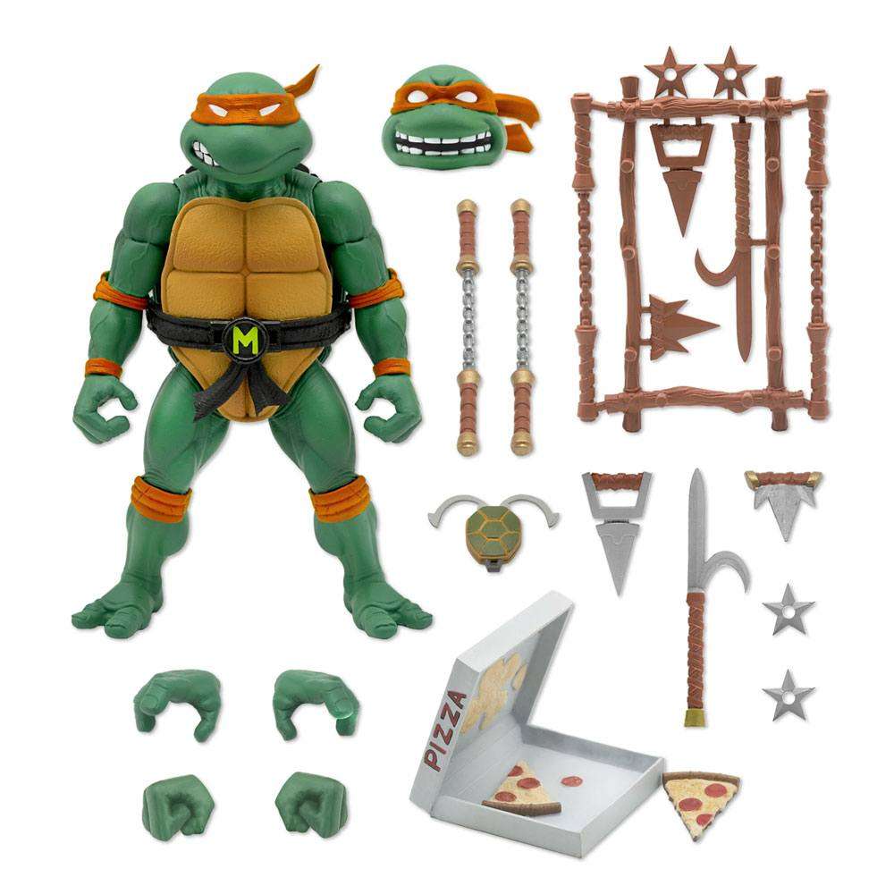 Teenage Mutant Ninja Turtles Ultimates Action Figure Michaelangelo by LAB7 Malta, Europe