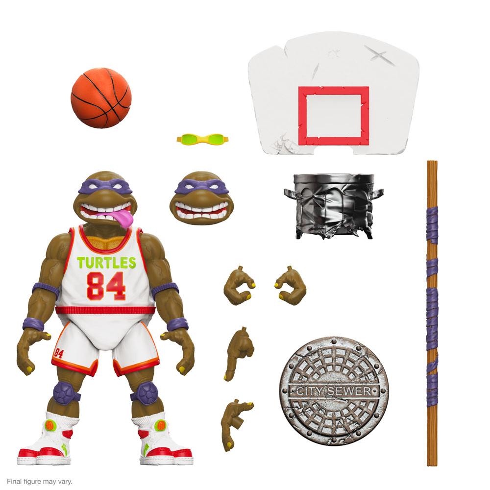 Teenage Mutant Ninja Turtles Ultimates Action Figure Slam Dunkin' Don 18 cm by LAB7 Malta, Europe