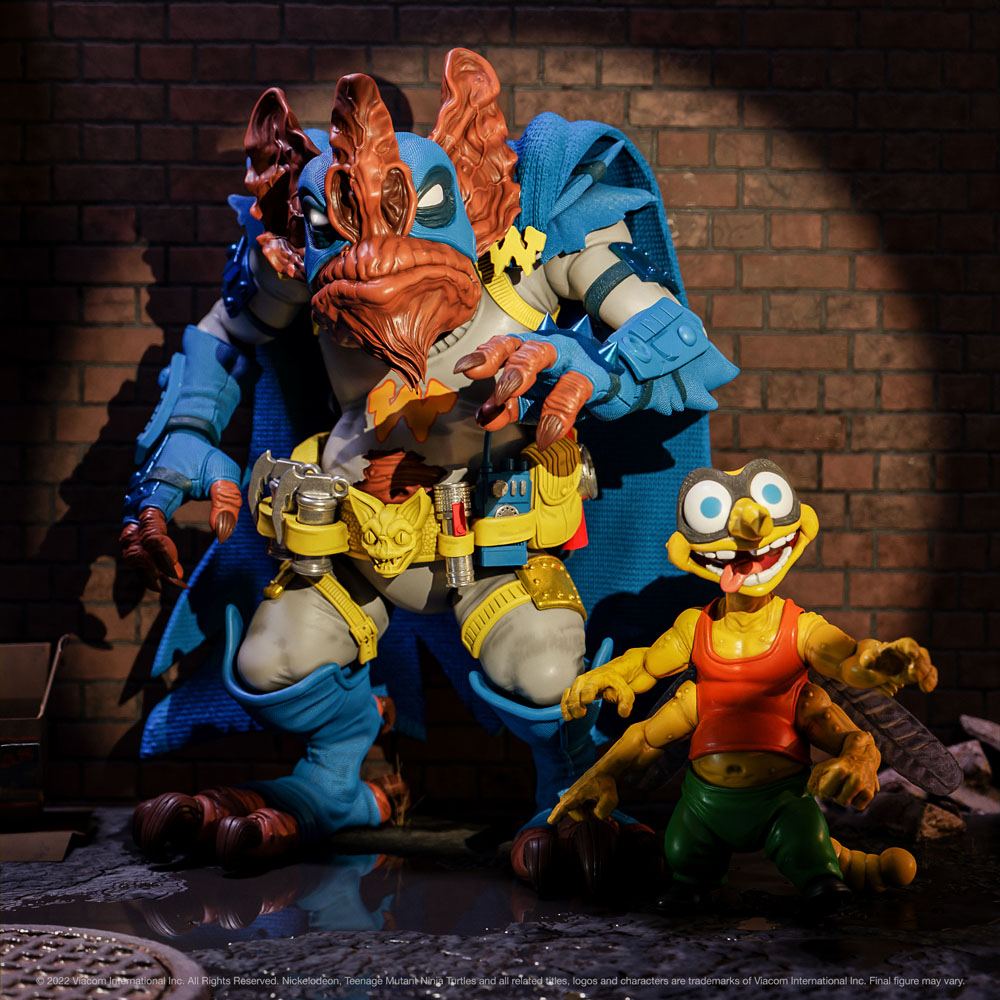 Teenage Mutant Ninja Turtles Ultimates Action Figure Wingnut & Screwloose by LAB7 Malta, Europe