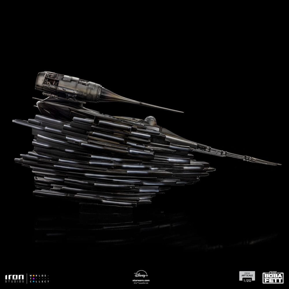 The Book of Boba Fett Demi Art Scale Statue 1/20 Mando's N - 1 Starfighter by LAB7 Malta, Europe