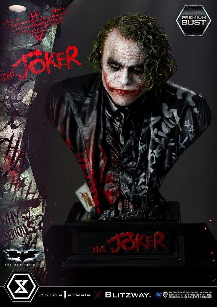 The Dark Knight Premium Bust The Joker 26 cm by LAB7 Malta, Europe