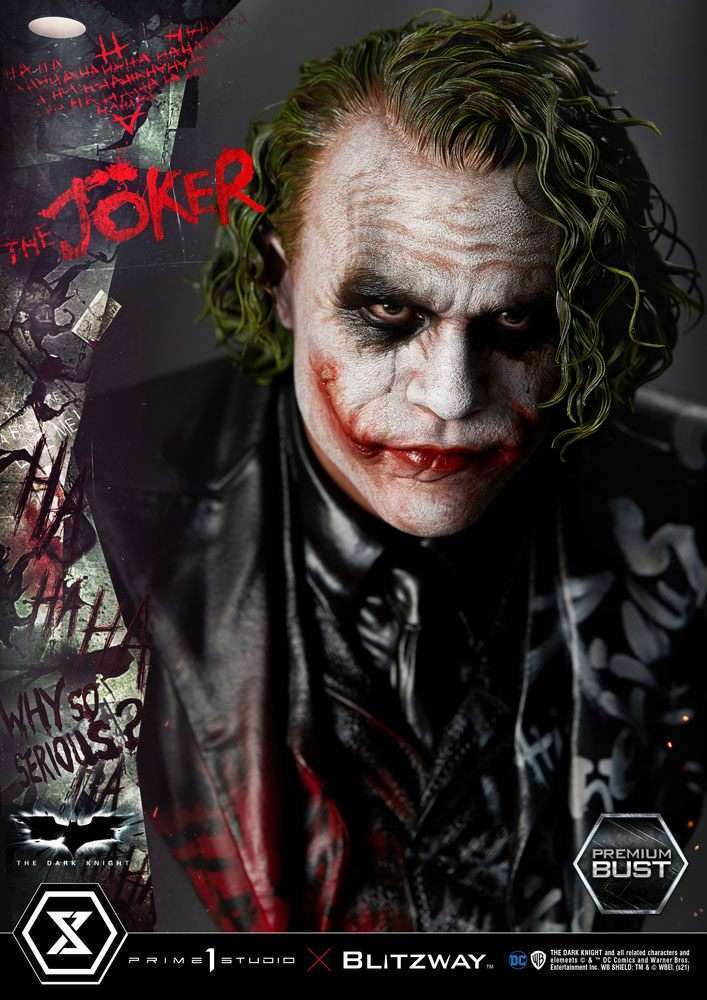 The Dark Knight Premium Bust The Joker 26 cm by LAB7 Malta, Europe