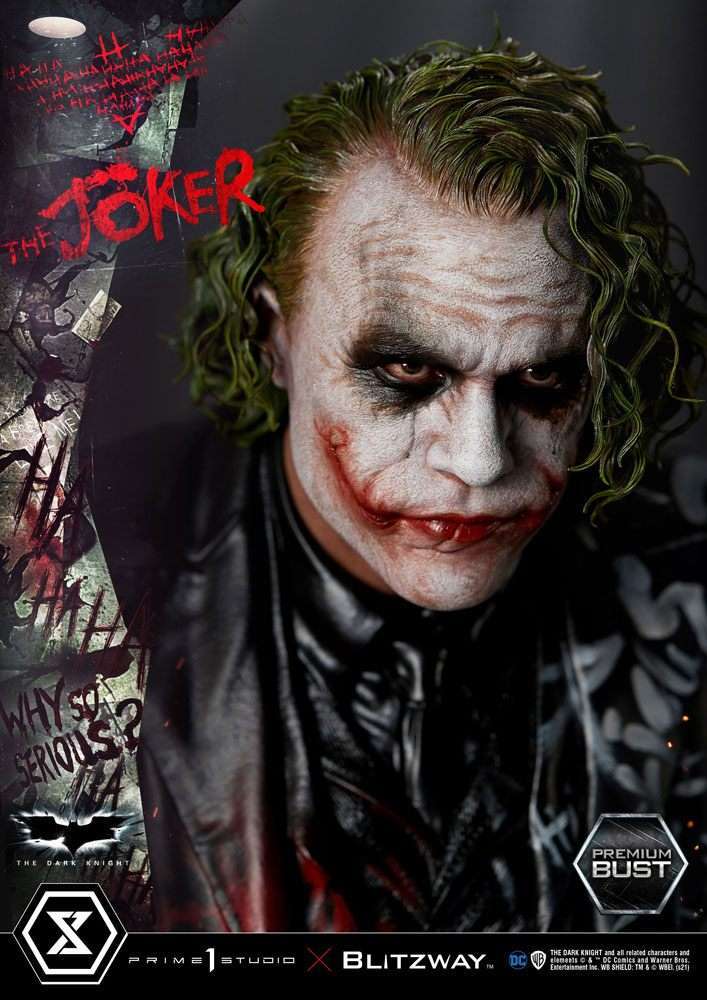 The Dark Knight Premium Bust The Joker 26 cm by LAB7 Malta, Europe