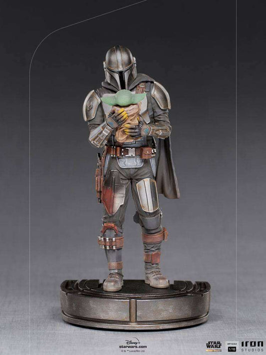 The Mandalorian Art Scale Statue 1/10 Mandalorian & Grogu 22 cm by LAB7 Malta, Europe