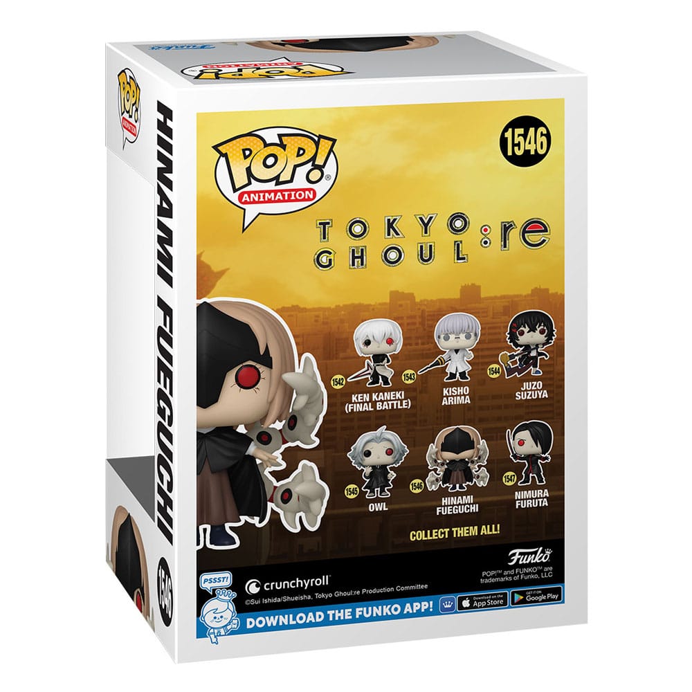 Tokyo Ghoul:re POP! Animation Vinyl Figures Hinami Fueguchi 9 cm by LAB7 Malta, Europe