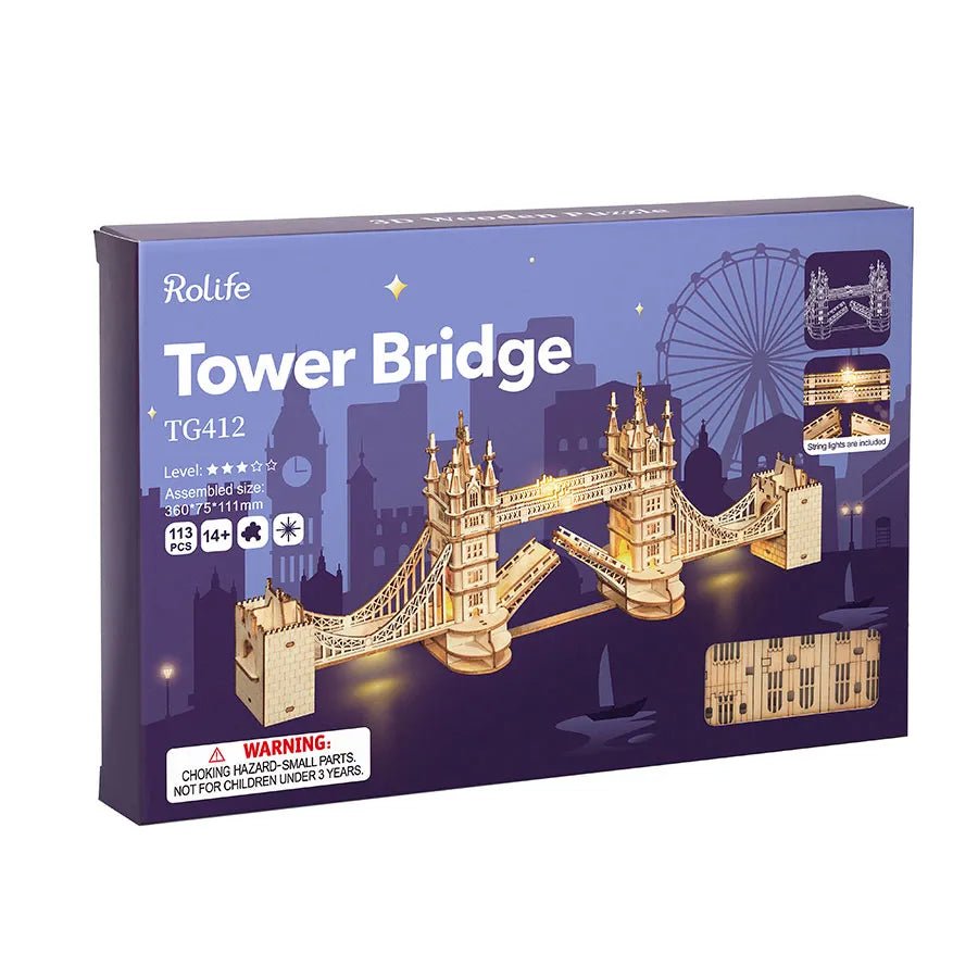 Rolife - Tower Bridge 3D Wooden Puzzle TG412