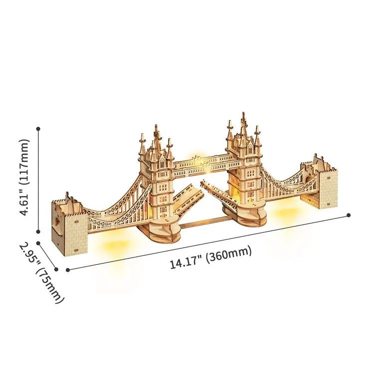 Rolife - Tower Bridge 3D Wooden Puzzle TG412