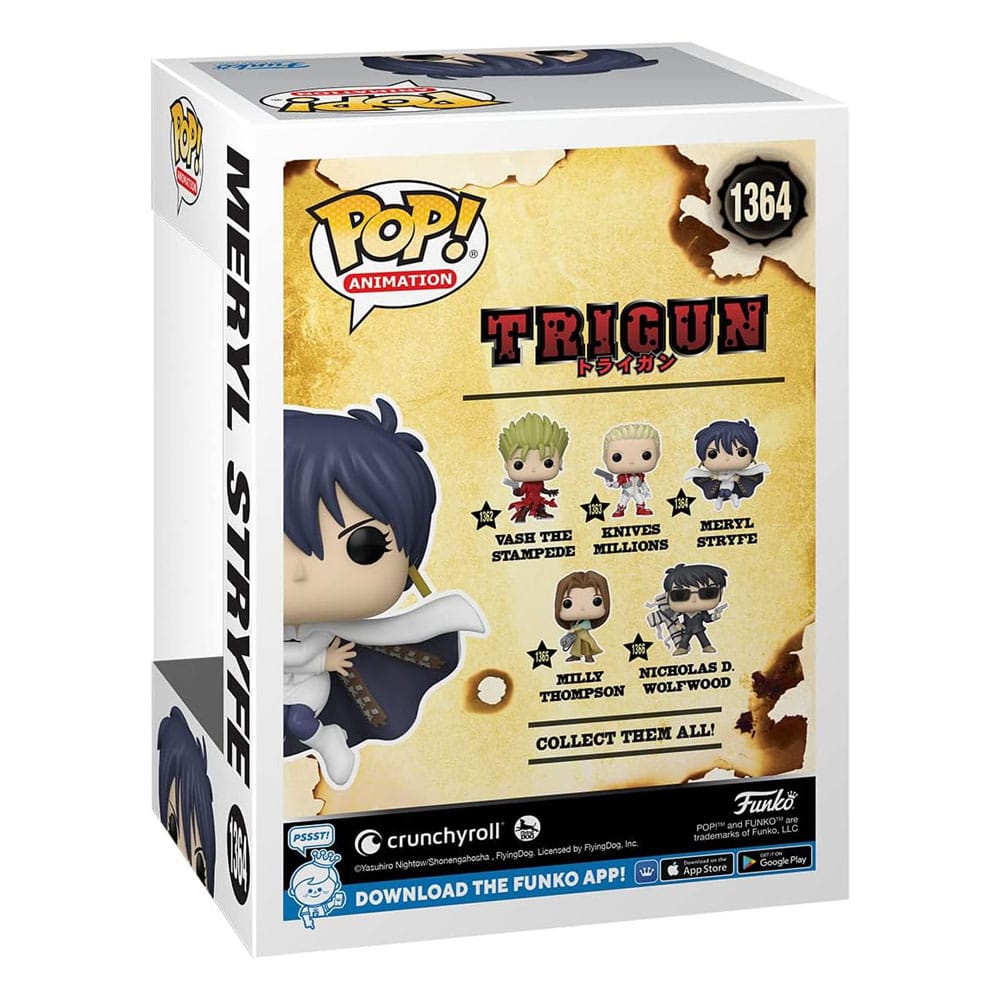 Trigun POP! Television Vinyl Figure Meryl Stryfe 9 cm by LAB7 Malta, Europe