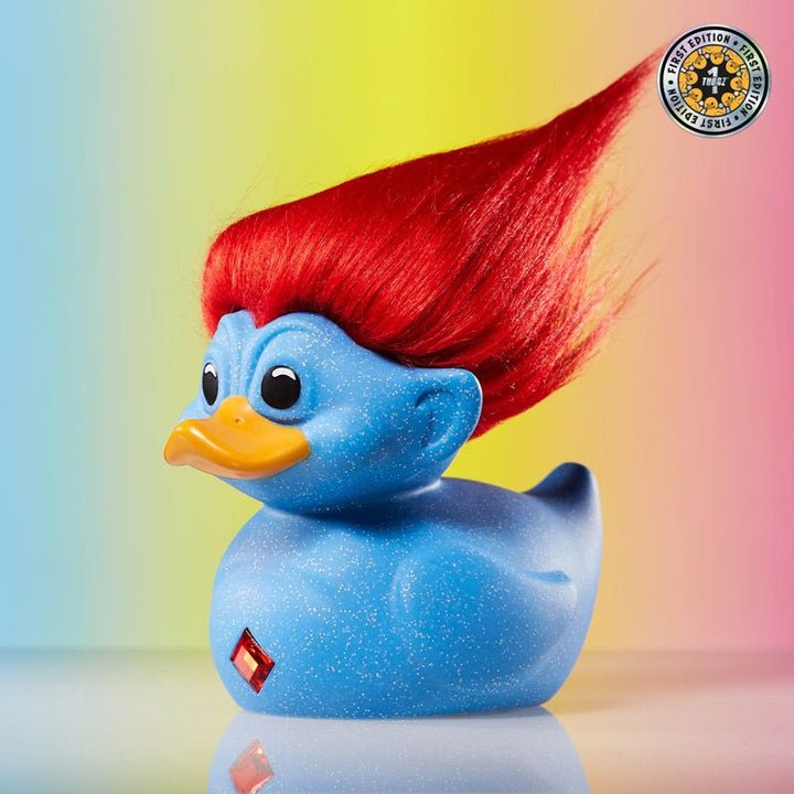 TUBBZ Trolls Glitter Blue Troll (Blue with Red Hair) Cosplaying Duck Collectable by LAB7 Malta, Europe