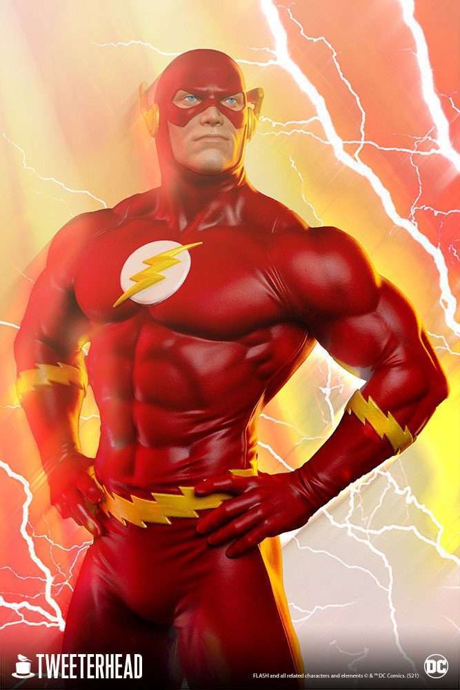 Tweeterhead DC Comics Maquette 1/6 The Flash 46 cm by LAB7 Malta, Europe