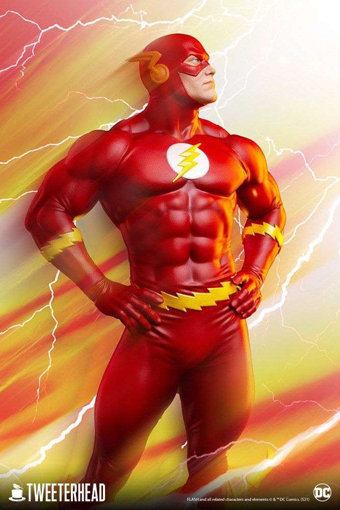 Tweeterhead DC Comics Maquette 1/6 The Flash 46 cm by LAB7 Malta, Europe
