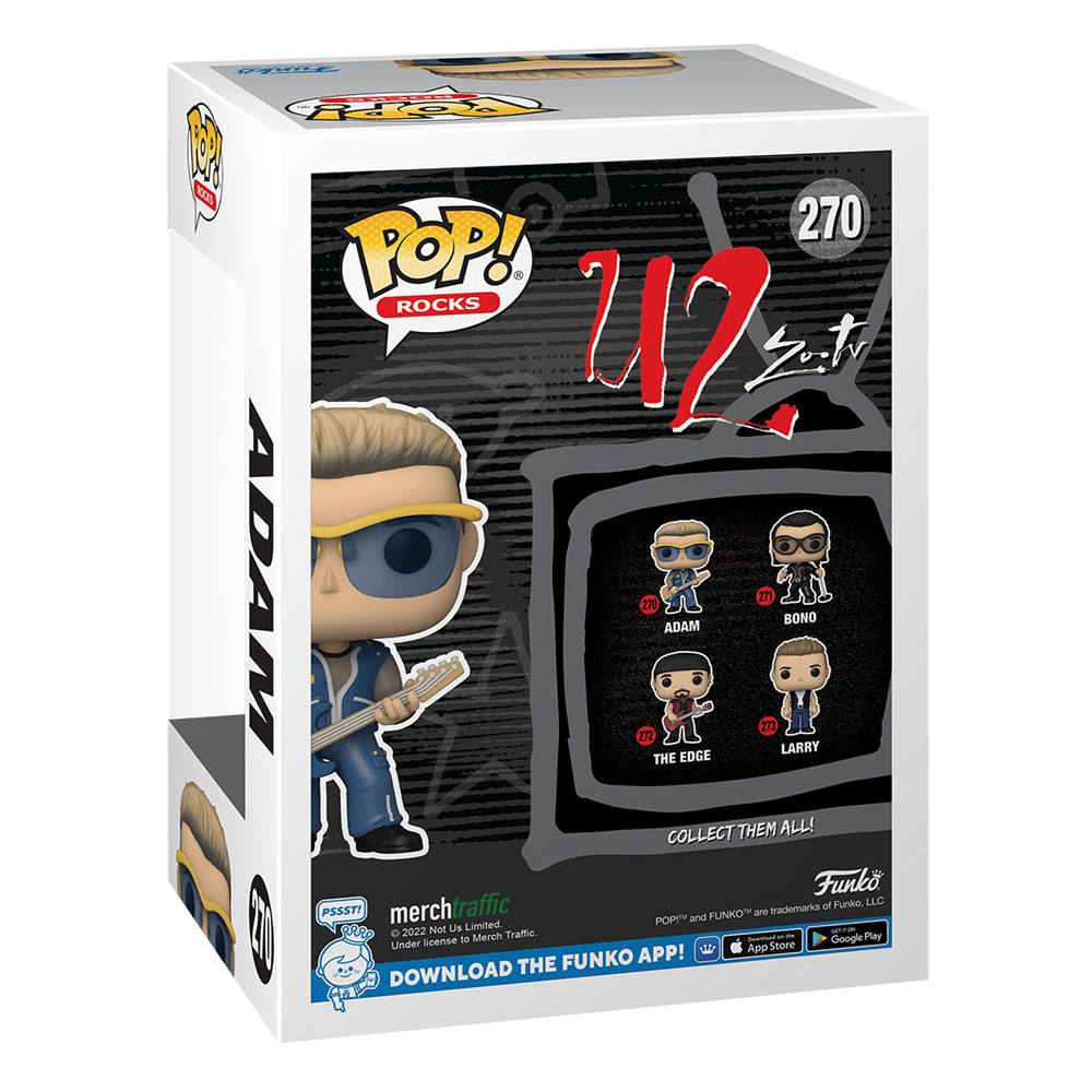 Buy U2 - Adam Zoo TV Tour Pop! #270 Vinyl Figure 3 - fast Malta shipping across Europe. Limited stock, secure checkout. Order now!
