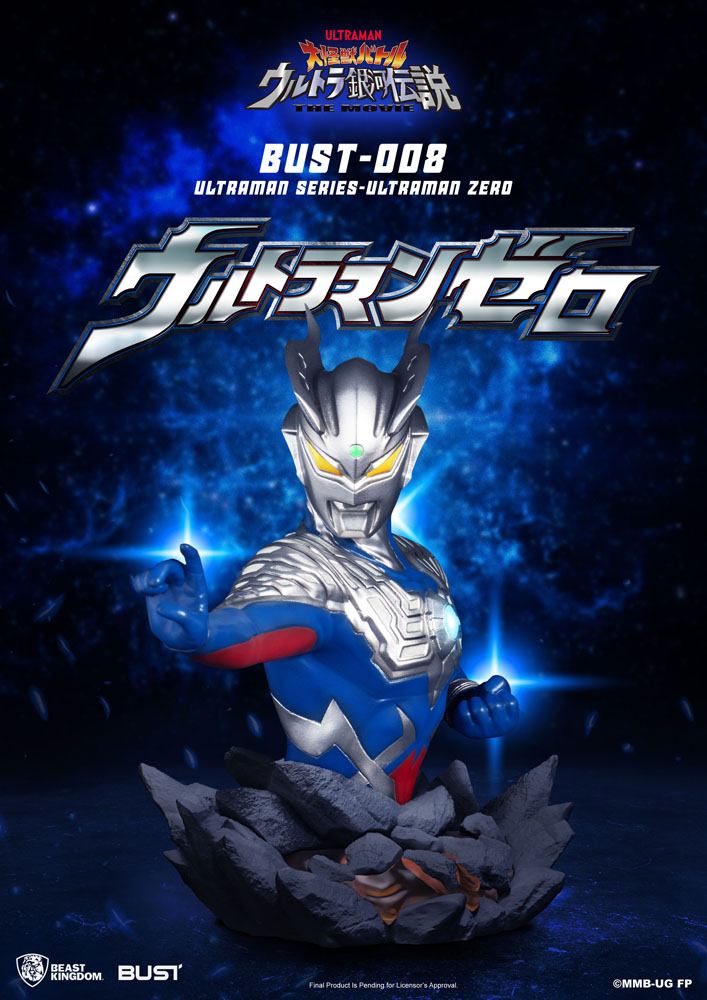 Ultraman Series PVC Bust Ultraman Zero 15 cm by LAB7 Malta, Europe