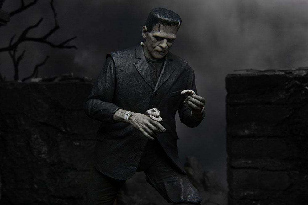 Universal Monsters Action Figure Ultimate Frankenstein's Monster (Black & White) 18 cm by LAB7 Malta, Europe