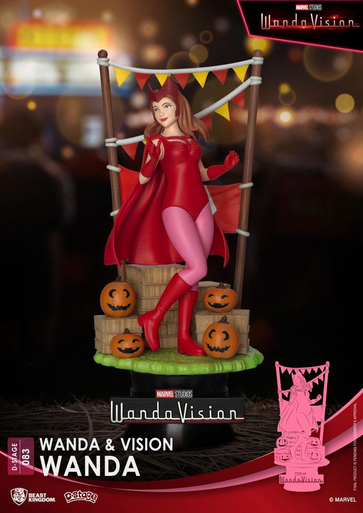 Beast Kingdom - WandaVision D - Stage PVC Diorama Wanda 16 cm