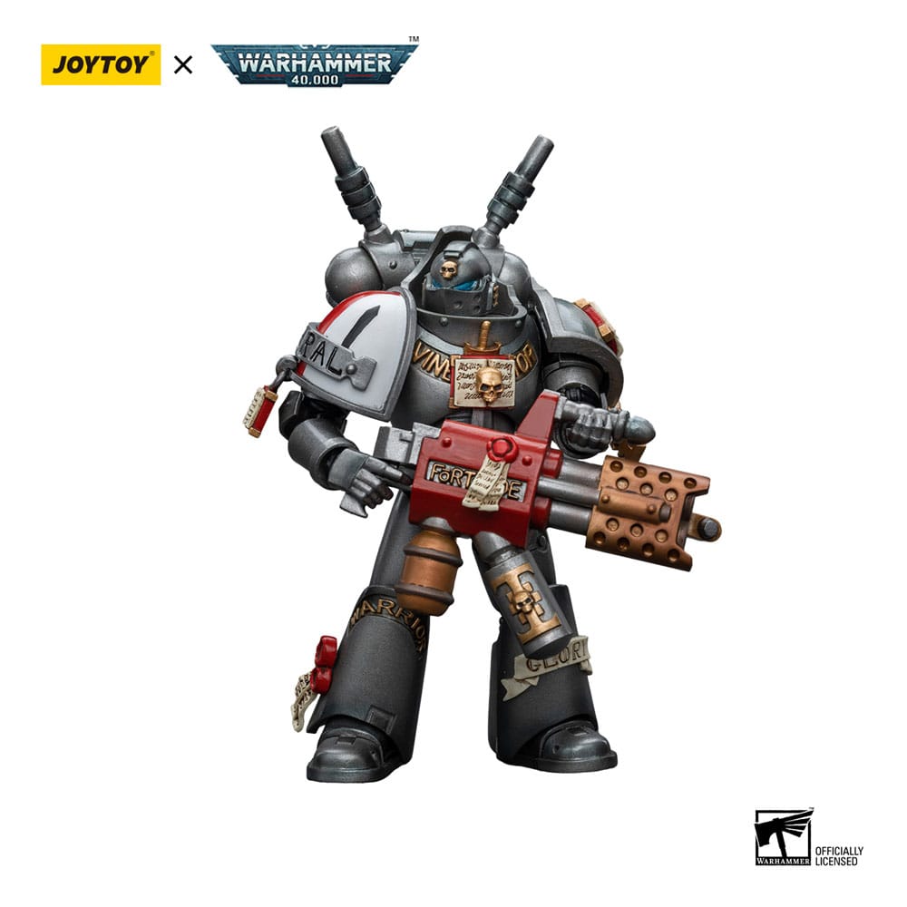 Warhammer 40k Action Figure 1/18 Grey Knights Interceptor Squad Interceptor with Incinerator 12 cm by LAB7 Malta, Europe