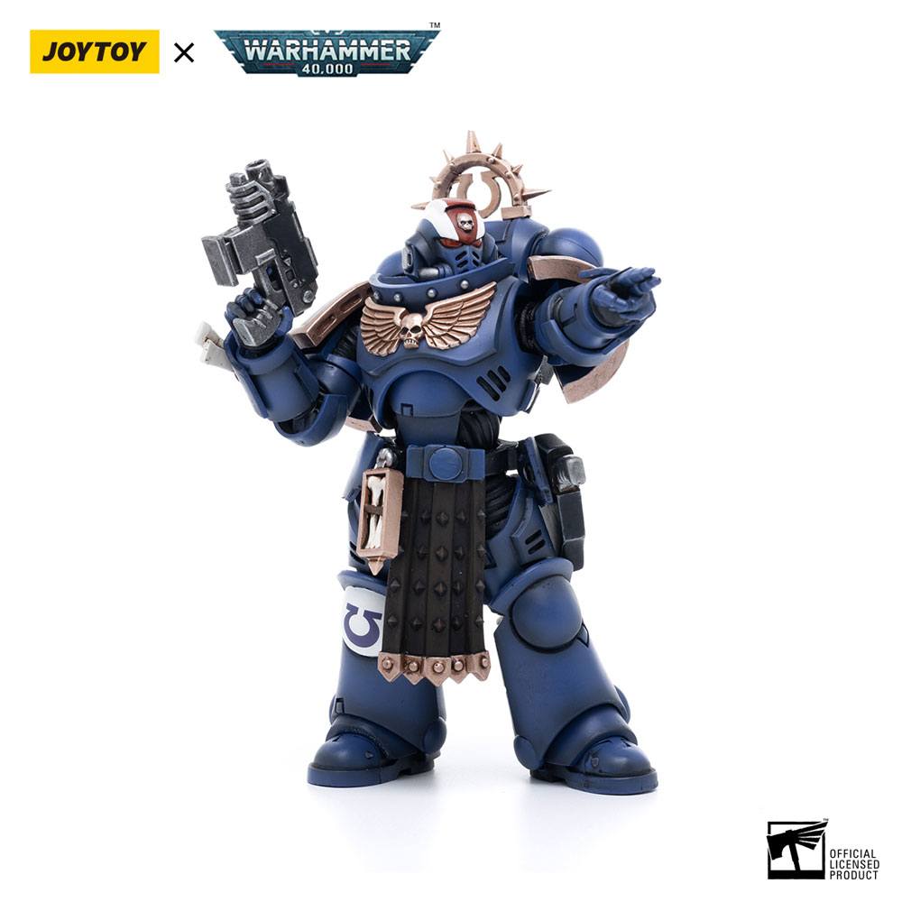 Warhammer 40k Action Figure 1/18 Ultramarines Primaris Lieutenant Amulius 12 cm by LAB7 Malta, Europe