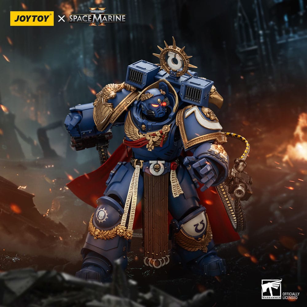 Joy Toy - Warhammer 40K Marneus Calgar Action Figure with Gravis Armour