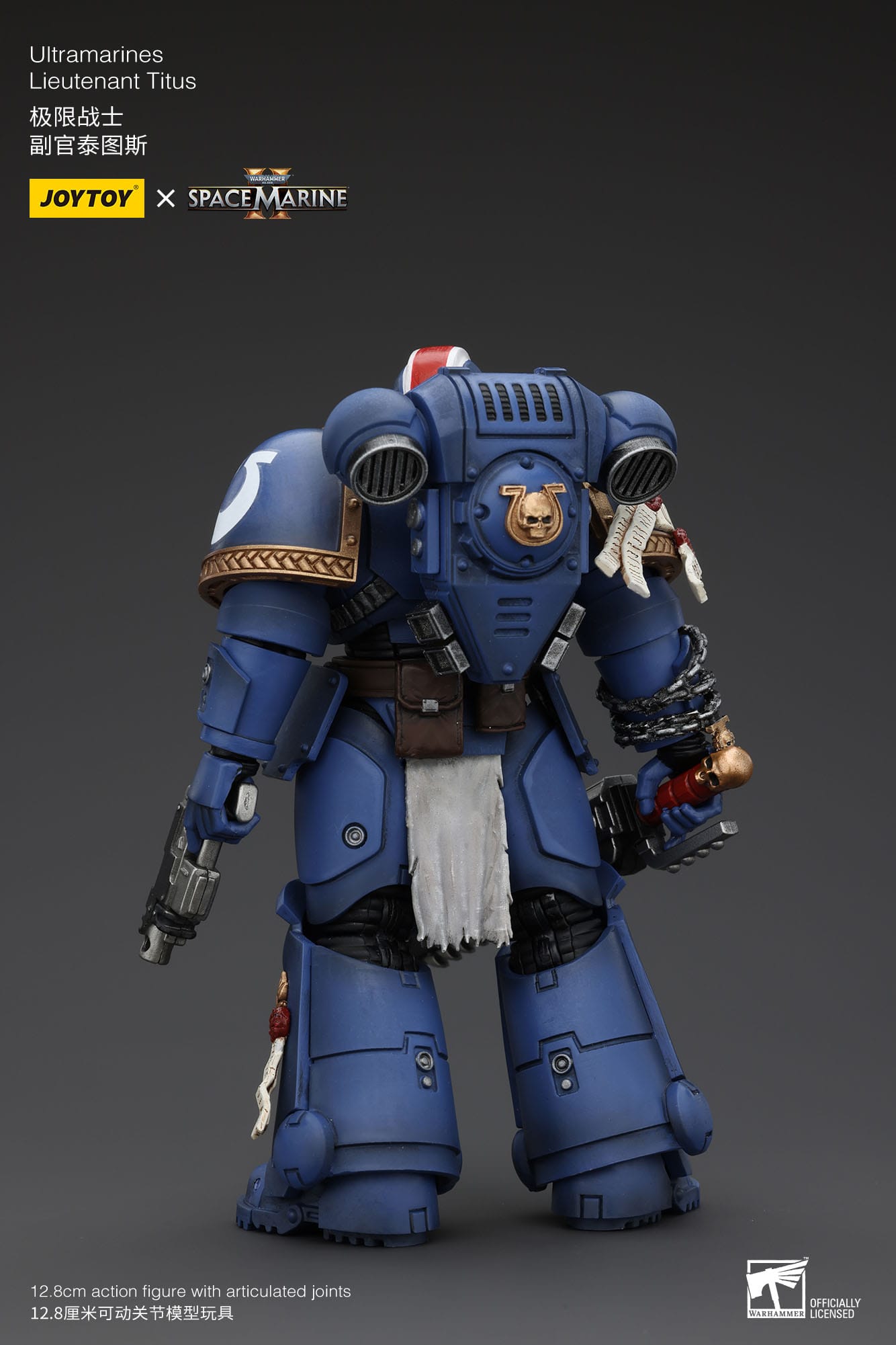 Joy Toy - Warhammer 40K Ultramarines Lieutenant Titus 1/18 Action Figure
