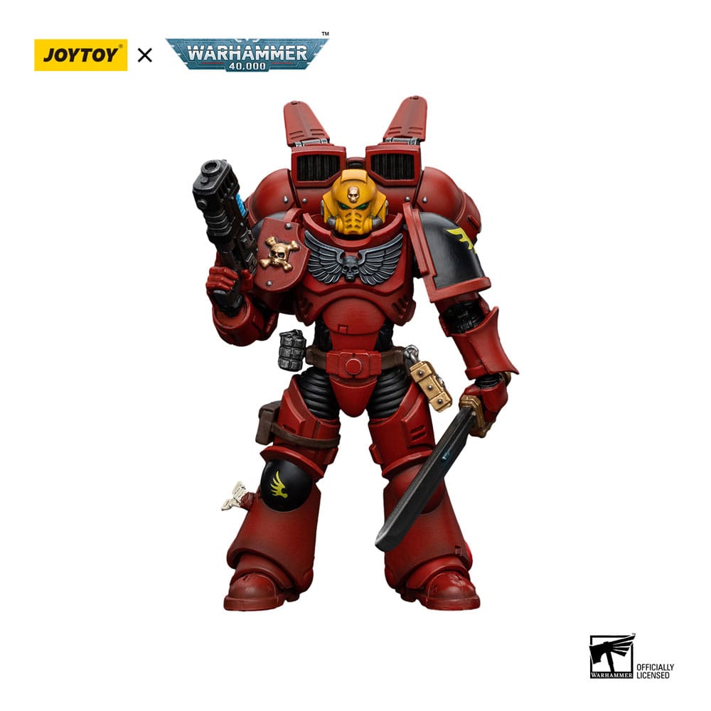 Warhammer The Horus Heresy Action Figure 1/18 Blood Angels Jump Pack Intercessors Sergeant With Plasma Pistol 12 cm by LAB7 Malta, Europe