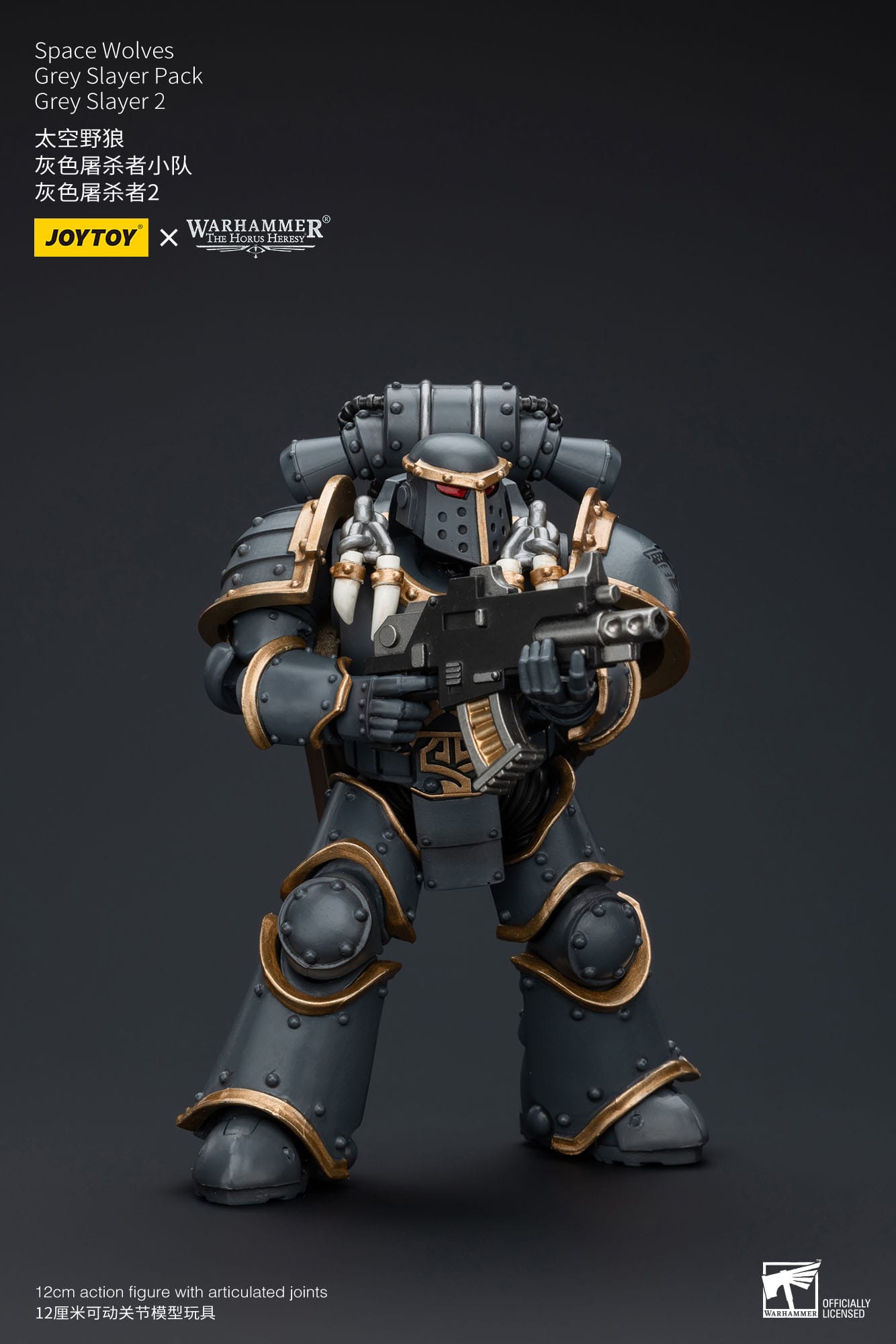 Warhammer The Horus Heresy Space Wolves Grey Slayer 2 1/18 Figure by LAB7 Malta, Europe
