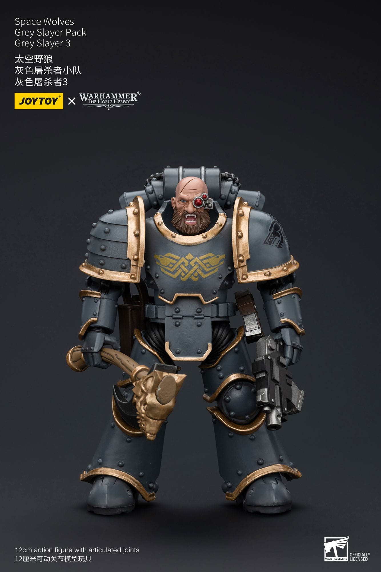 Warhammer The Horus Heresy Space Wolves Grey Slayer 3 1/18 Figure by LAB7 Malta, Europe