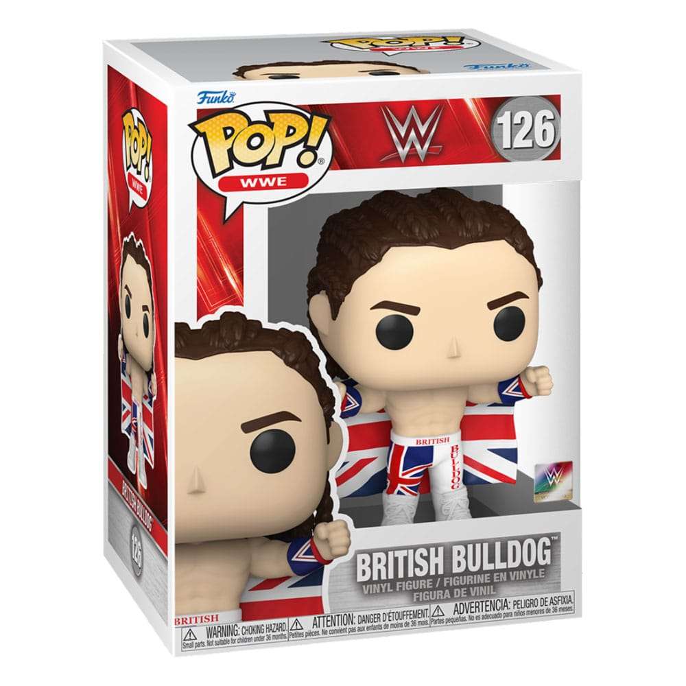 Buy WWE - British Bulldog Pop! Vinyl Figure 2 - fast Malta shipping across Europe. Limited stock, secure checkout. Order now!