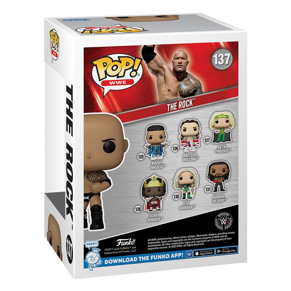 WWE POP! Vinyl Figure The Rock (final) 9 cm by LAB7 Malta, Europe