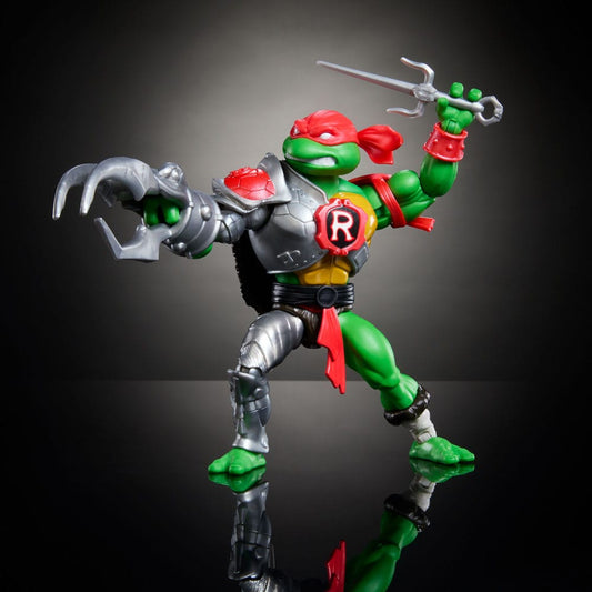 Mattel MOTU x TMNT Turtles of Grayskull Raphael Action Figure 14cm