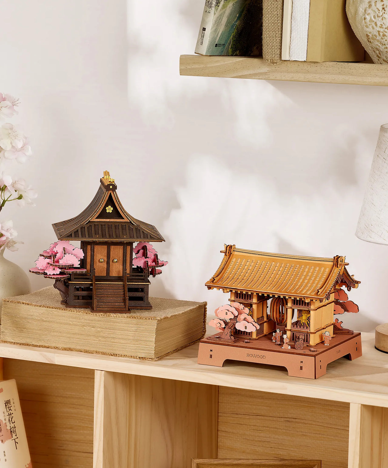 Rowood Sakura Retreat TGA09 – DIY 3D Wooden Puzzle & Japanese-Inspired Model Kit