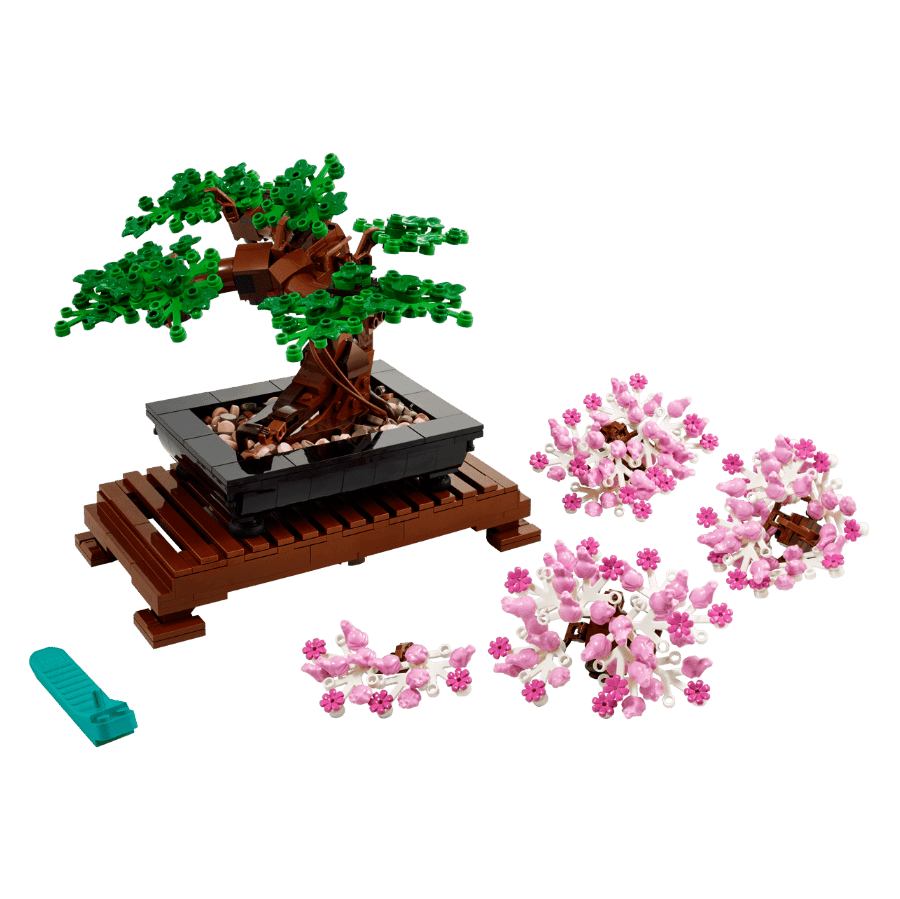 LEGO Icons Bonsai Tree 10281 – Botanical Collection Building Set for Adults, 878 Pieces