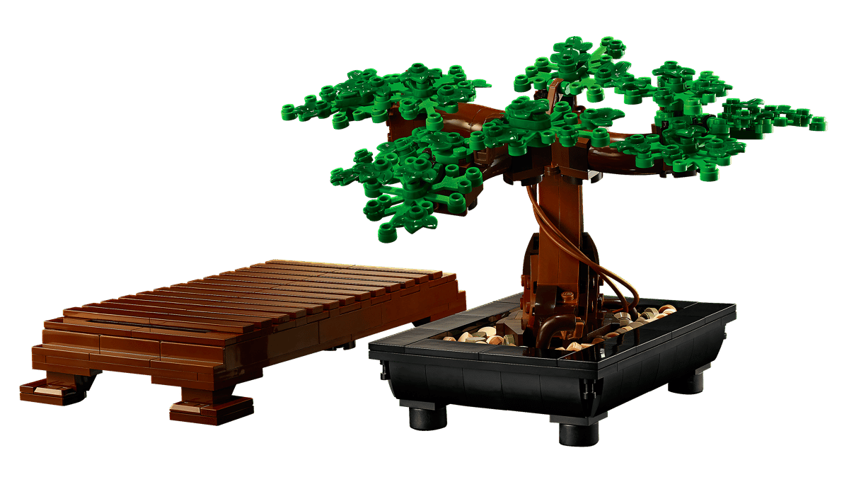 LEGO Icons Bonsai Tree 10281 – Botanical Collection Building Set for Adults, 878 Pieces