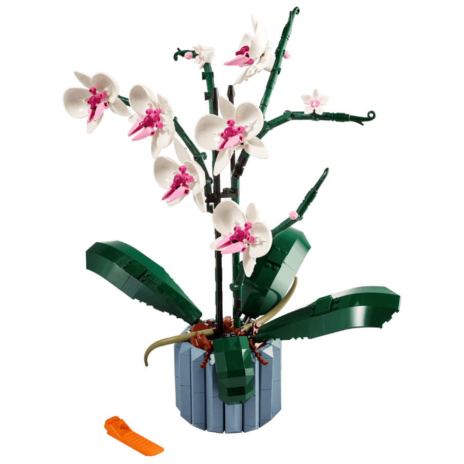 LEGO Icons Orchid 10311 – Botanical Collection Building Set for Adults, 608 Pieces, 39cm