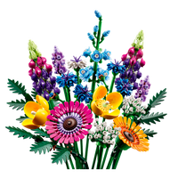 LEGO Botanicals Wildflower Bouquet 10313 – Flower Building Set for Adults, 939 Pieces