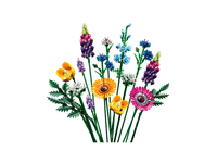 LEGO Botanicals Wildflower Bouquet 10313 – Flower Building Set for Adults, 939 Pieces