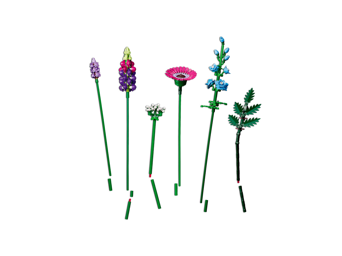 LEGO Botanicals Wildflower Bouquet 10313 – Flower Building Set for Adults, 939 Pieces