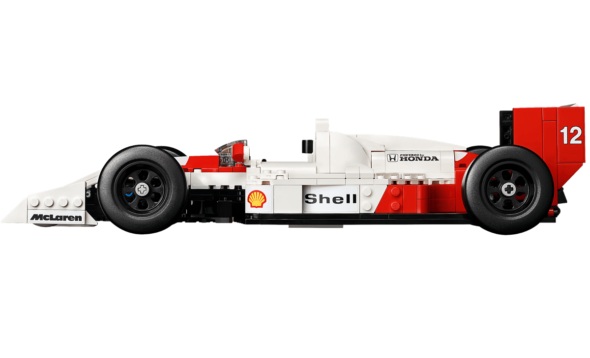LEGO Icons McLaren MP4/4 & Ayrton Senna 10330 Formula 1 Model Building Set 693 Pieces