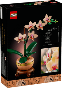 LEGO Botanicals Mini Orchid 10343 – 274-Piece Flower Building Set for Adults, 25cm